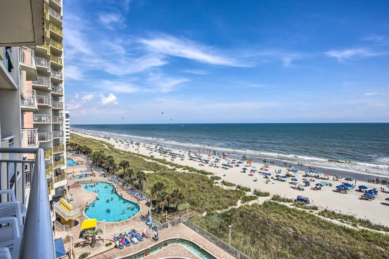 شقة Oceanfront North Myrtle Beach Gem Pools Access! المظهر الخارجي الصورة