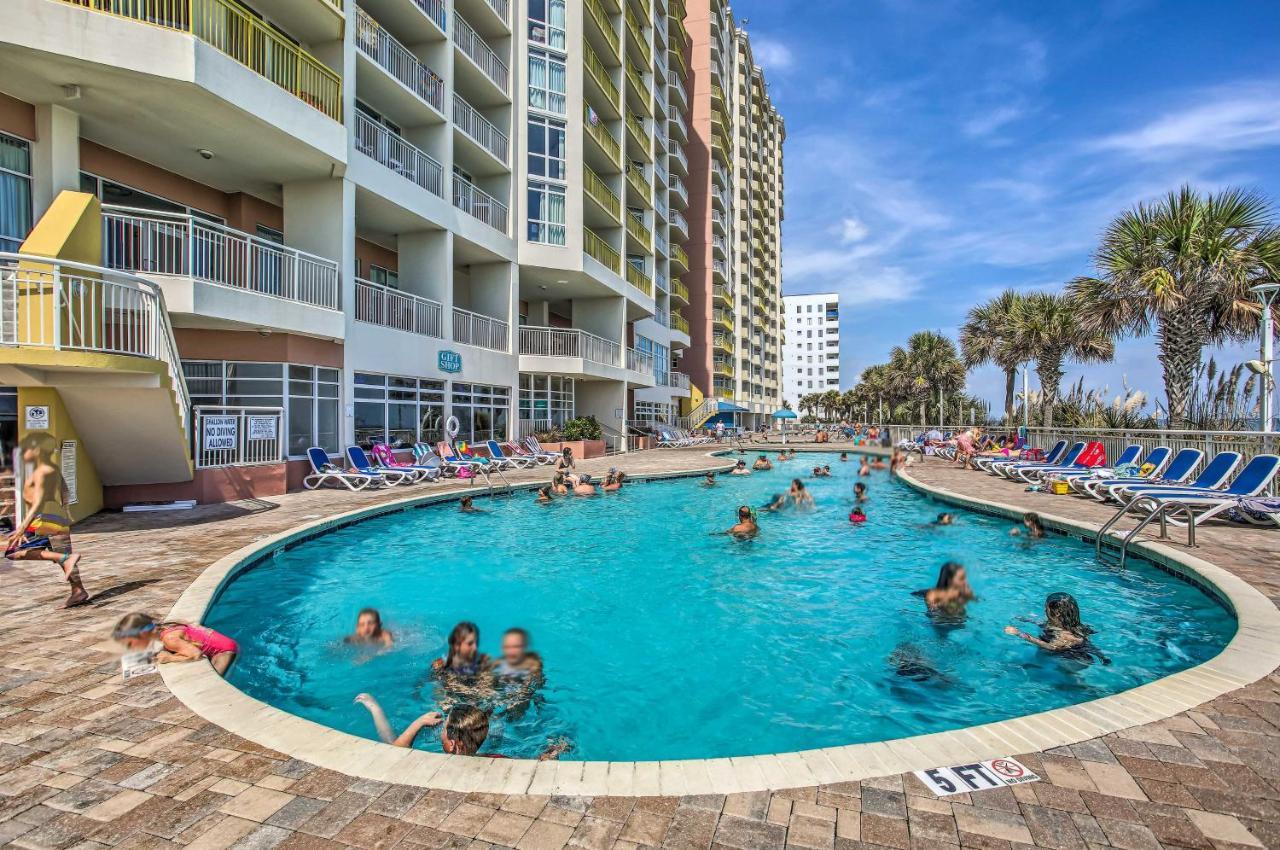 شقة Oceanfront North Myrtle Beach Gem Pools Access! المظهر الخارجي الصورة